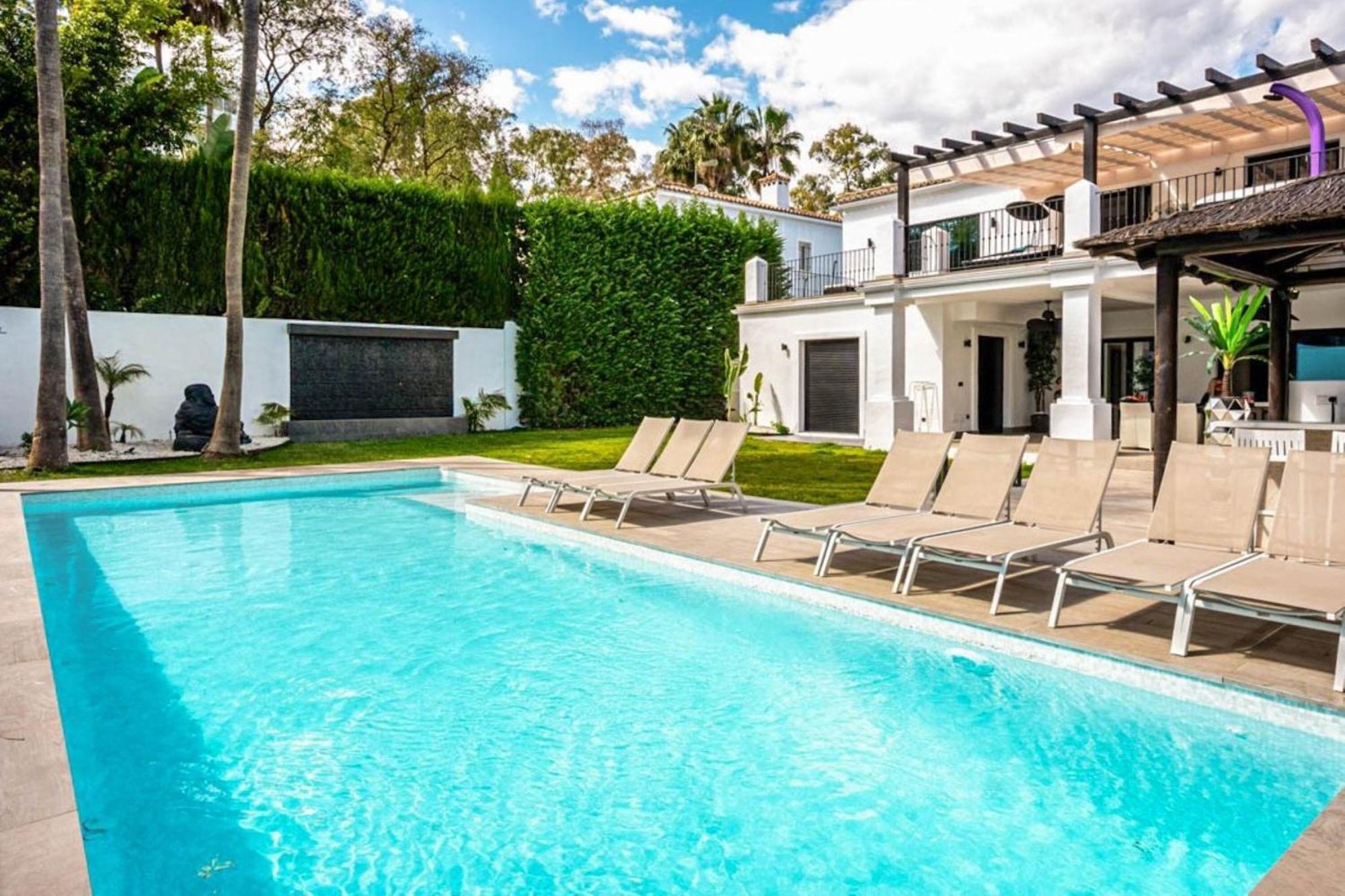 Villa New Zacaluca Pool Sauna & Gym Marbella Exteriör bild