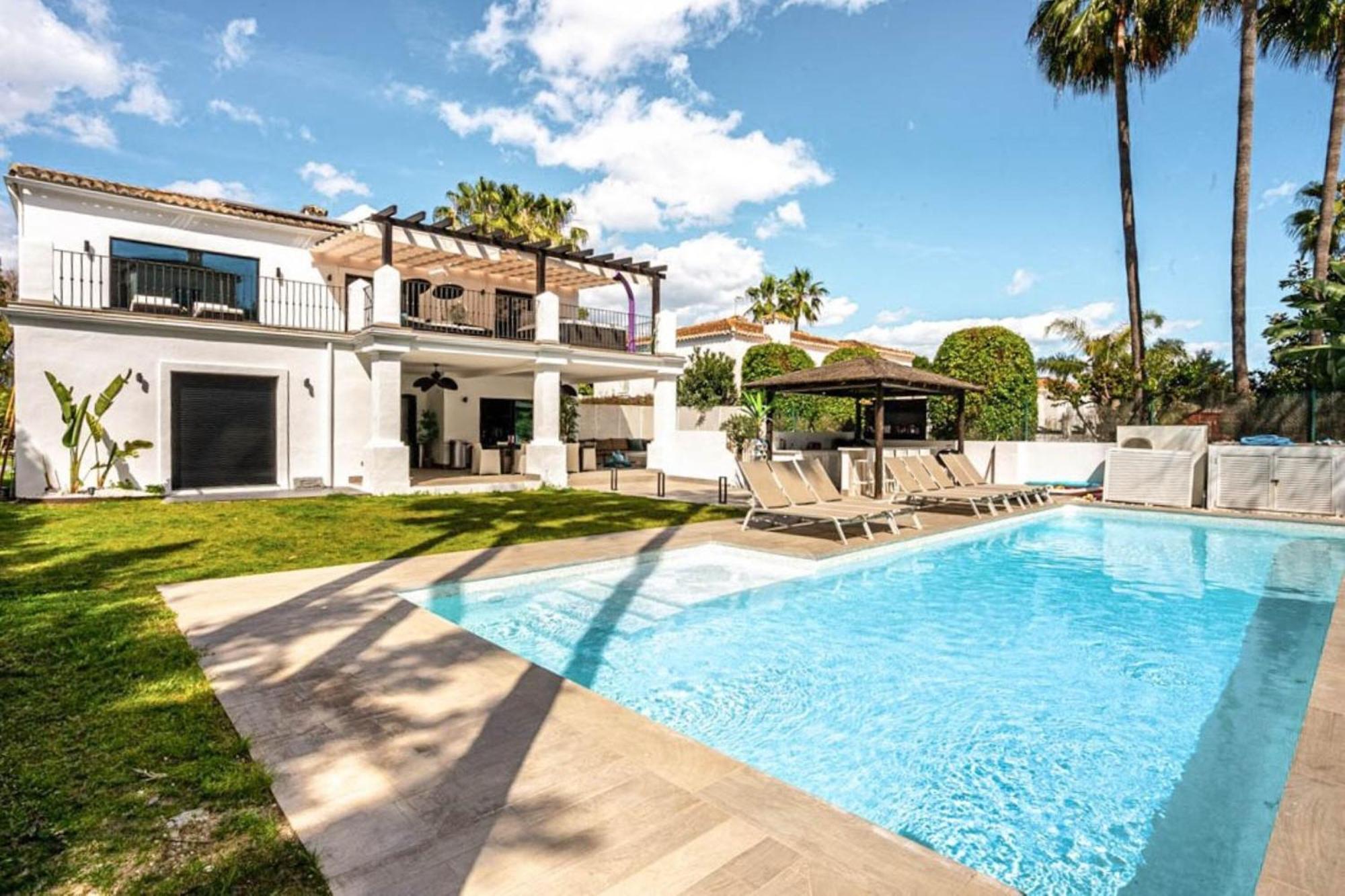 Villa New Zacaluca Pool Sauna & Gym Marbella Exteriör bild